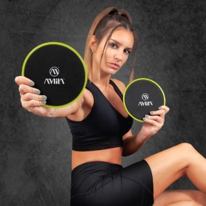 Δίσκοι Ολίσθησης AMILA Gliding Pads Lime (95954)