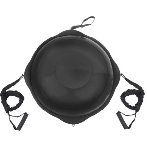 AMILA Balance Ball με Ξύλινη Βάση Mat Black 63cm (48193)