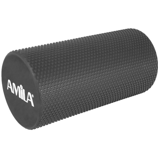 Foam Roller Pro Φ15x30cm Μαύρο (96824)