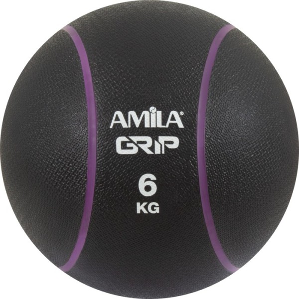 Μπάλα Medicine Ball AMILA Grip 6Kg (84756)