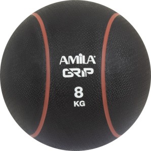 Μπάλα Medicine Ball AMILA Grip 8Kg (84758)