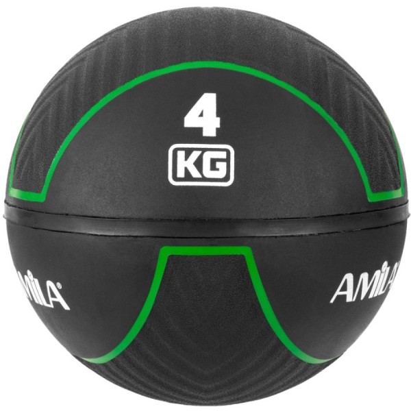Μπάλα AMILA Medicine Ball HQ Rubber 4Kg (90708)