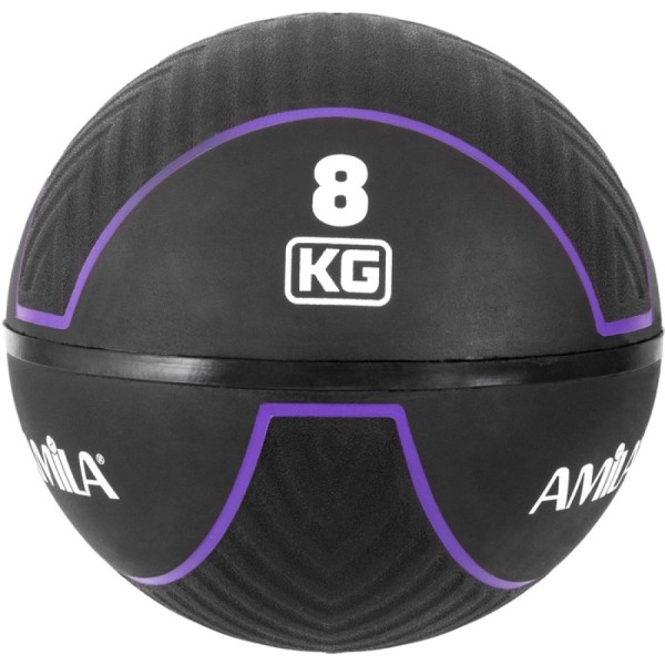 Μπάλα AMILA Medicine Ball HQ Rubber 8Kg (90710)