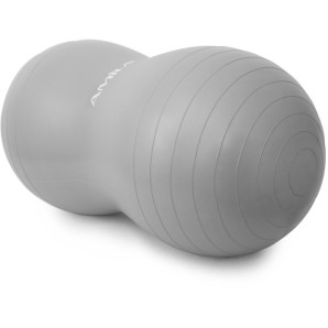Μπάλα Γυμναστικής AMILA GYMBALL Peanut 50cm Γκρι (48097)