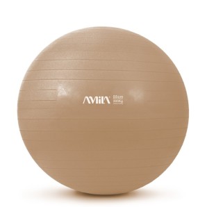 Μπάλα Γυμναστικής AMILA GYMBALL 55cm Χρυσή Bulk (48410)