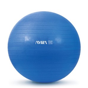 Μπάλα Γυμναστικής AMILA GYMBALL 55cm Μπλε Bulk (48437)