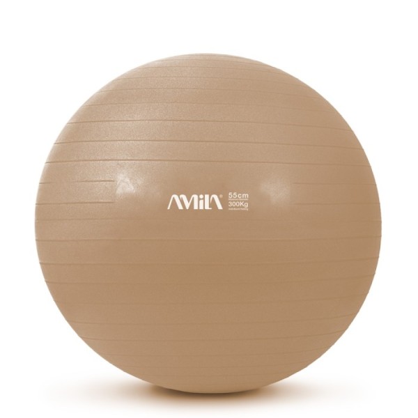 Μπάλα Γυμναστικής AMILA GYMBALL 55cm Χρυσή (95829)