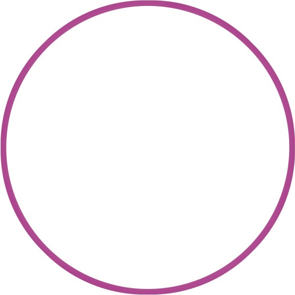 Χούλα-Χουπ 70cm - Φ19mm - 175gr, Φούξια (48056)