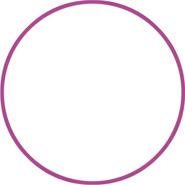 Χούλα-Χουπ 76cm - Φ18mm - 185gr, Φούξια (48163)