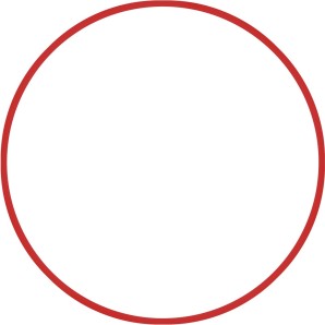 Χούλα-Χουπ 60cm - Φ18mm - 155gr, Κόκκινο (48168)