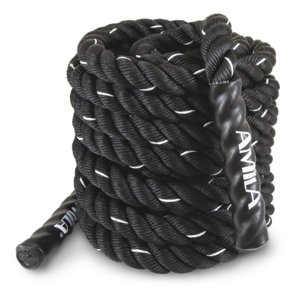 Σχοινί Προπόνησης Crossfit AMILA Battle Rope NS 15m (95114)