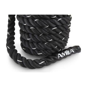 Σχοινί Προπόνησης Crossfit AMILA Battle Rope NS 15m (95114)