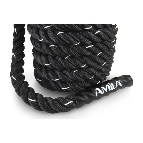 Σχοινί Προπόνησης Crossfit AMILA Battle Rope NS 15m (95114)