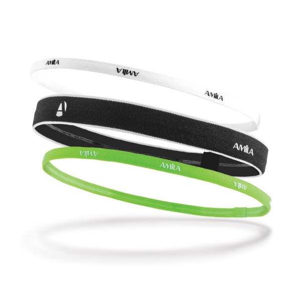 Hairband Προπόνησης AMILA Hair Band Set 3-Pack (45710)