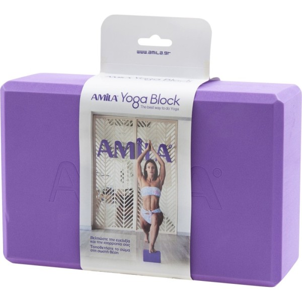 Τούβλο Yoga AMILA Brick Μωβ (48083)