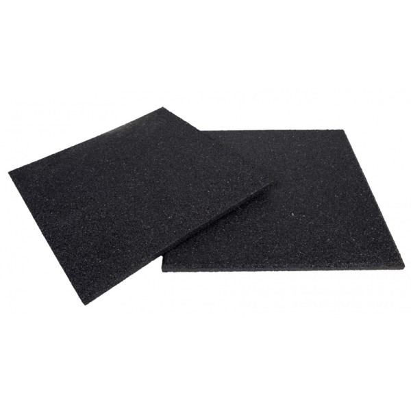 Δάπεδο Γυμναστηρίου 100x100x2 cm Μαύρο ALPINE