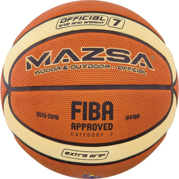 Μπάλα Basket MAZSA 0BB-41510 No. 7 FIBA Approved (41510)