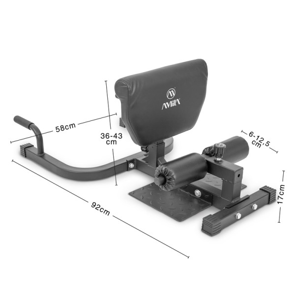 Πάγκος Sissy Squat (44761)