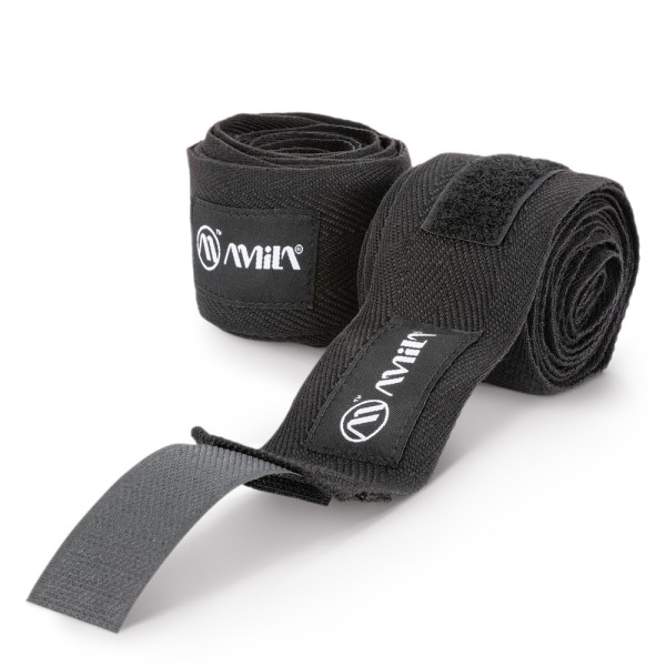 Μπαντάζ Πυγμαχίας AMILA HandWrap 4,5m Μαύρο (32003)