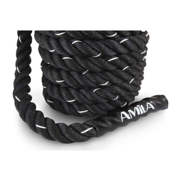 Σχοινί Προπόνησης Crossfit AMILA Battle Rope NS 12m (95115)