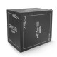 Πλειομετρικό Κουτί Plyo Box Raw Rise 50x60x75 cm - Μαύρο (95147)