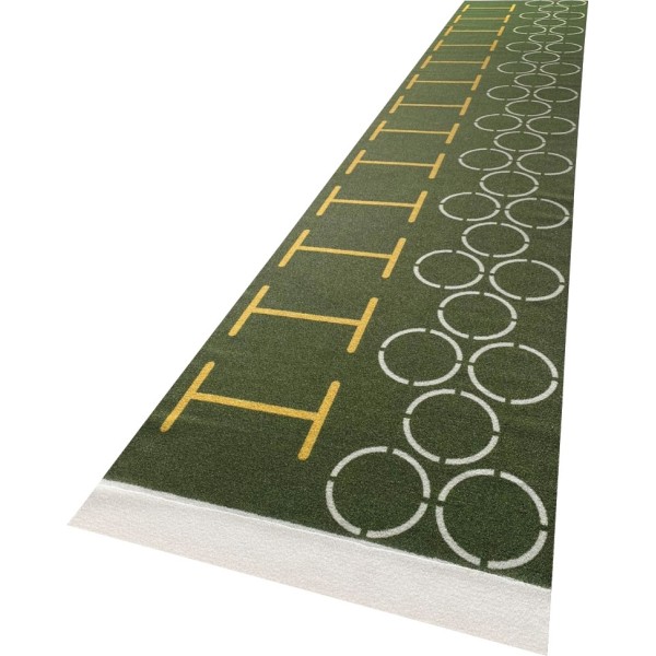 Χλοοτάπητας Sprint Track "Game" με Σχέδια Μήκους 10m Πράσινο (94480)
