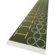 Χλοοτάπητας Sprint Track "Game" με Σχέδια Μήκους 10m Πράσινο (94480)