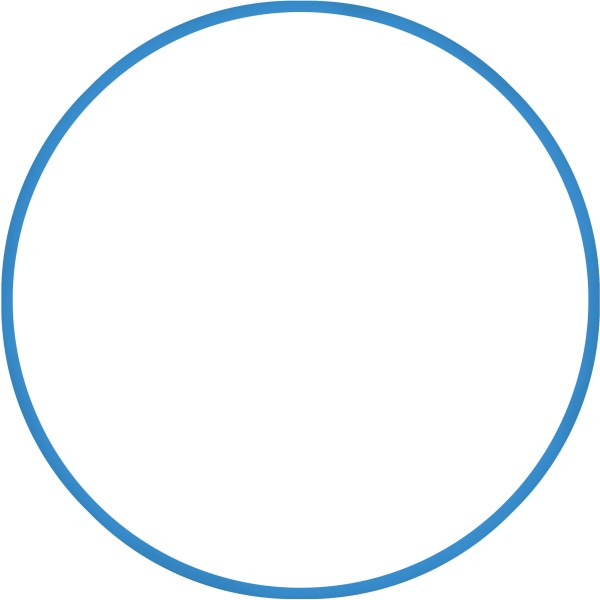 Χούλα-Χουπ 76cm - Φ18mm - 185gr, Μπλε (48160)