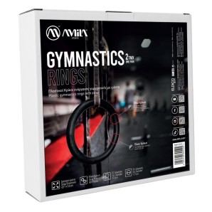 Κρίκοι Γυμναστικής AMILA ABS Gymnastics Rings (84552)