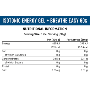Endurance Breathe Isotonic Gel APPLIED NUTRITION (60gr)