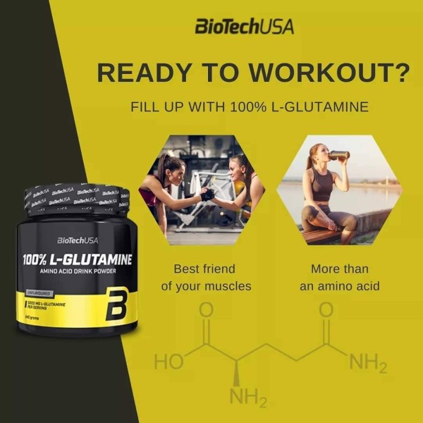 100% L-Glutamine BioTech (500gr)
