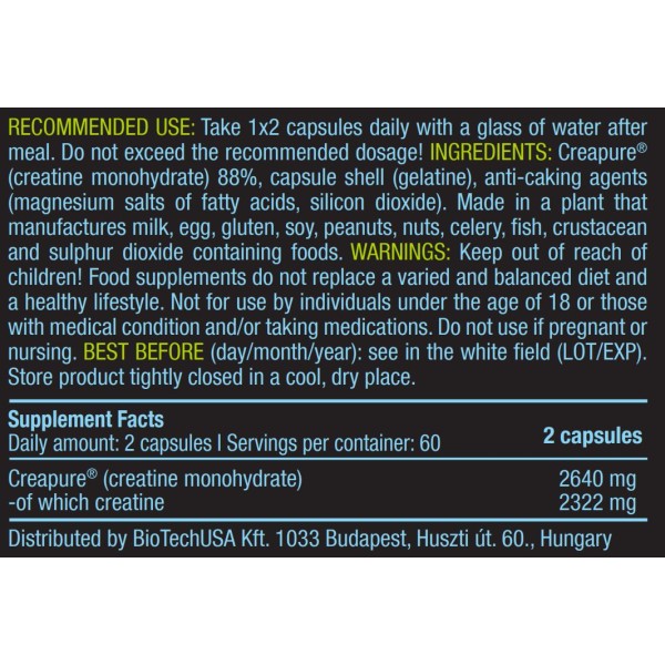 Mega Creatine BioTech (120caps)