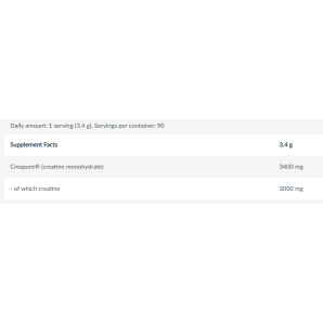 Mega Creatine - 306 g unflavoured BioTech (306gr)