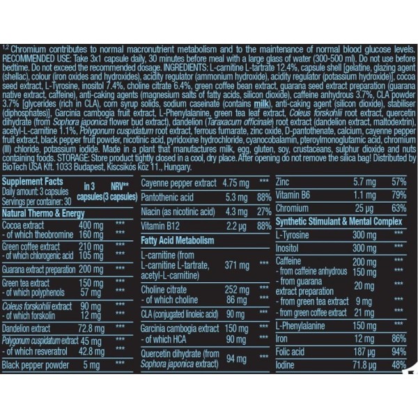 Black Burn BioTech (90caps)