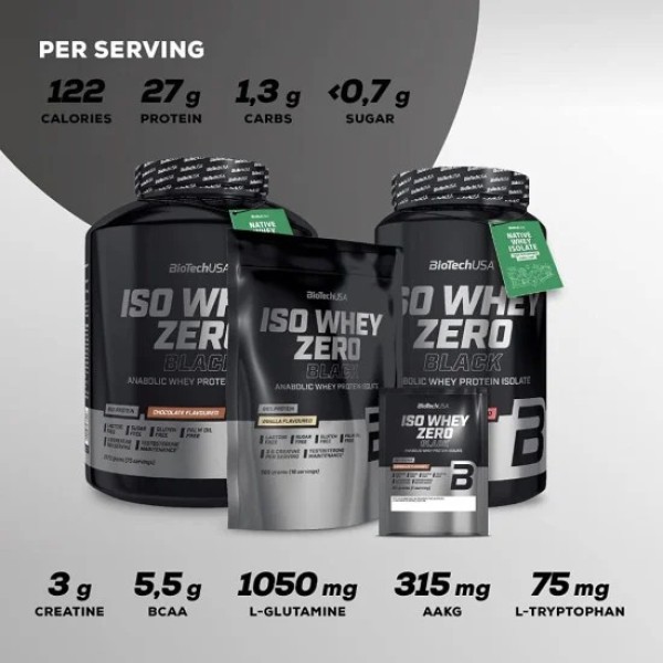 Iso Whey Zero Black BioTech (1816gr) 