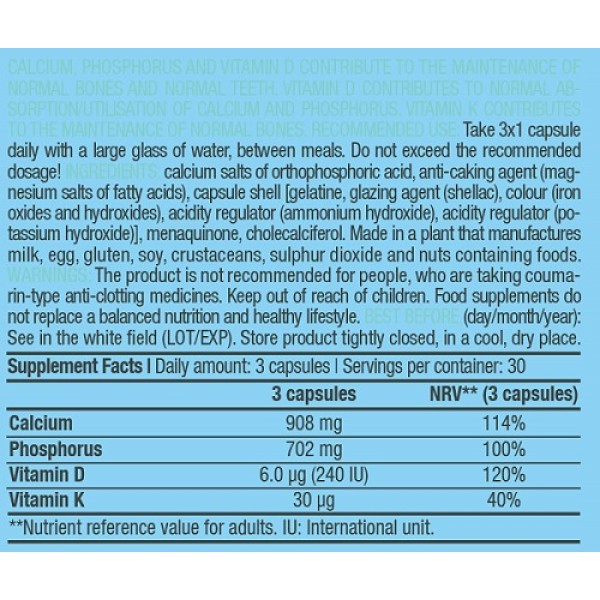 Ca D3 K2 BioTech (90caps)