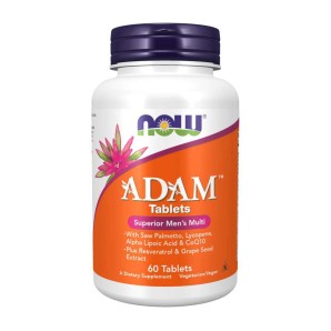 ADAM Multivitamin for Men NOW Foods (60tabs)