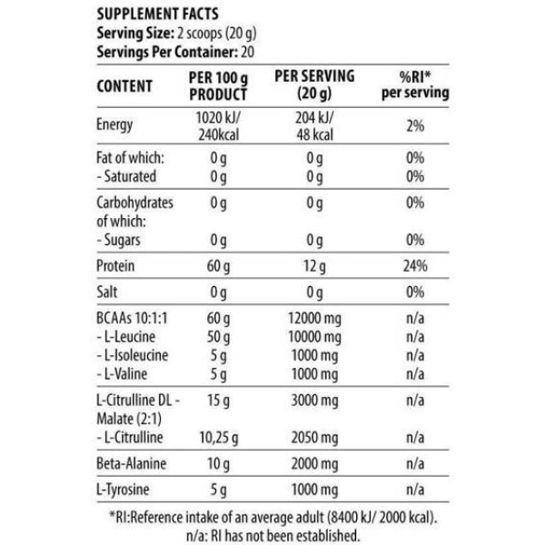 Hit BCAA 10:1:1 DY (400gr)  