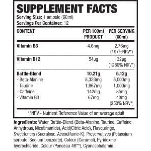 Pre-Workout #M6Teen Liquid  DY