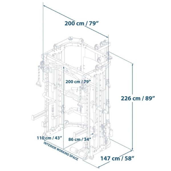 Force USA G9 (Smith, Crossover, Κλωβός Δύναμης)