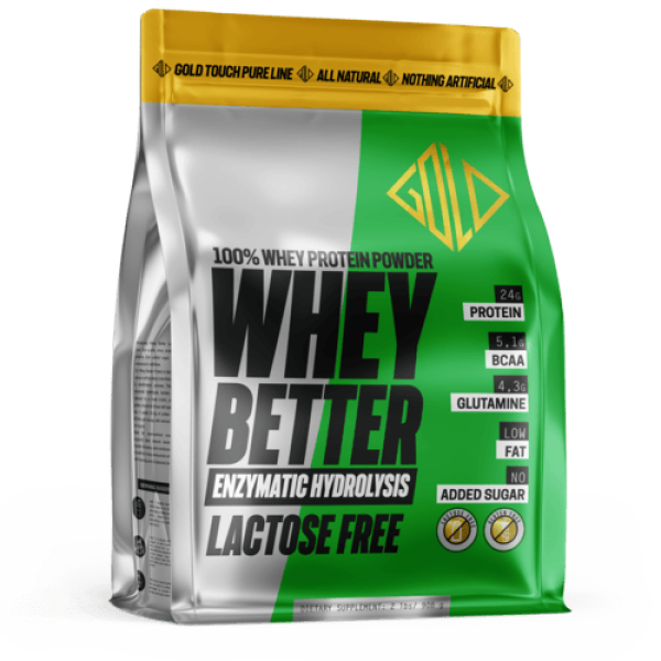 Whey Better HydroProtein 80%- Lactose Free GoldTouch (908gr)
