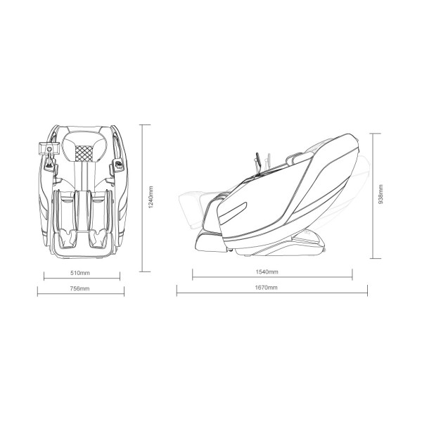 Πολυθρόνα Μασάζ Life Care by i‑Rest SL‑A365S‑2