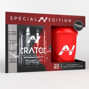 NUTRIYUMMY CRATOS PREWORKOUT POWDER FRUIT PUNCH (380gr)