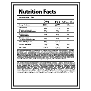 NUTRIYUMMY PREMIUM WHEY COOKIES & CREAM (500gr)