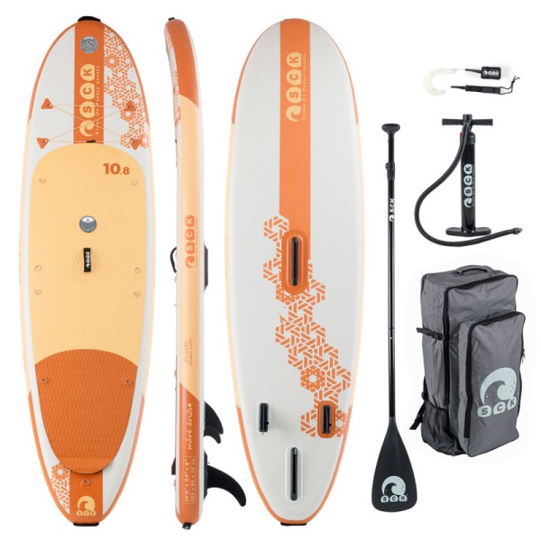 SCK φουσκωτή σανίδα SUP/Windsurf Mare Arioso 10'8" πακέτο Sepia (325x86x15cm)
