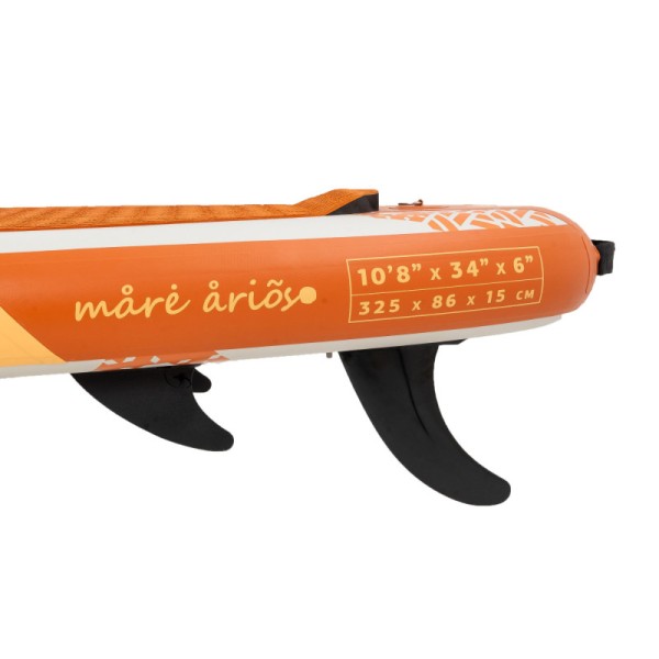 SCK φουσκωτή σανίδα SUP/Windsurf Mare Arioso 10'8" πακέτο Sepia (325x86x15cm)