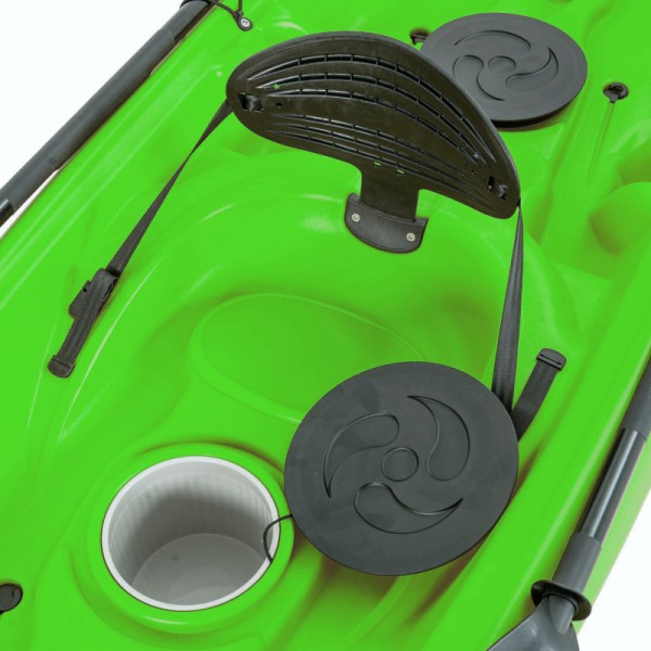 SCK Barka Διθέσιο καγιάκ με ενσωματωμένες πλάτες και 2 ρόδες στην πρύμνη 