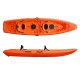 Barka Διθέσιο καγιάκ με ενσωματωμένες πλάτες - πορτοκαλί
