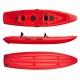 Barka διθέσιο καγιάκ με ενσωματωμένες πλάτες - Κόκκινο