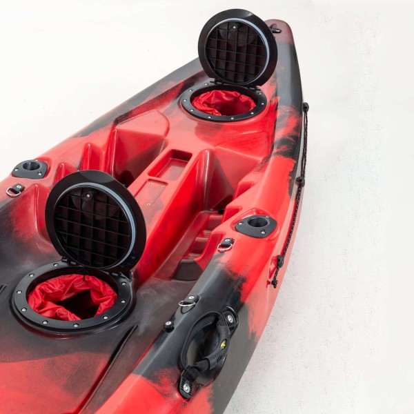 Conger 295 μονοθέσιο καγιάκ για ψάρεμα SCK κόκκινο-μαύρο